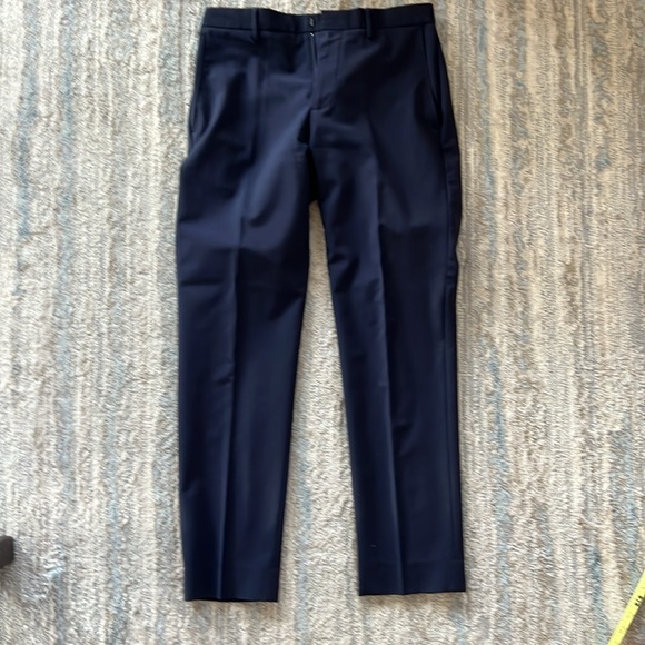 J. Crew Thompson dress work office pants 29x29 navy blue good used condition - Picture 7 of 7
